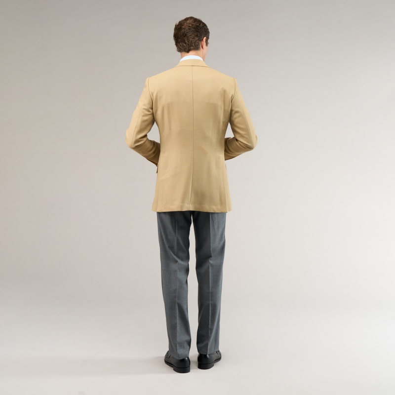 Veste sport beige Mock Leno | Blazer estival homme