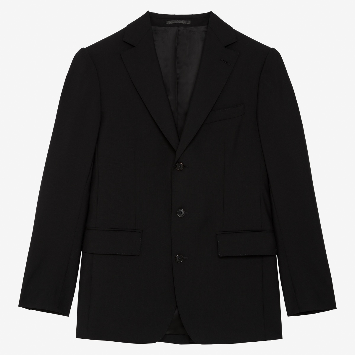 Costume noir en Supergabardine Hardy Minnis – Cran parisien 9,5 cm