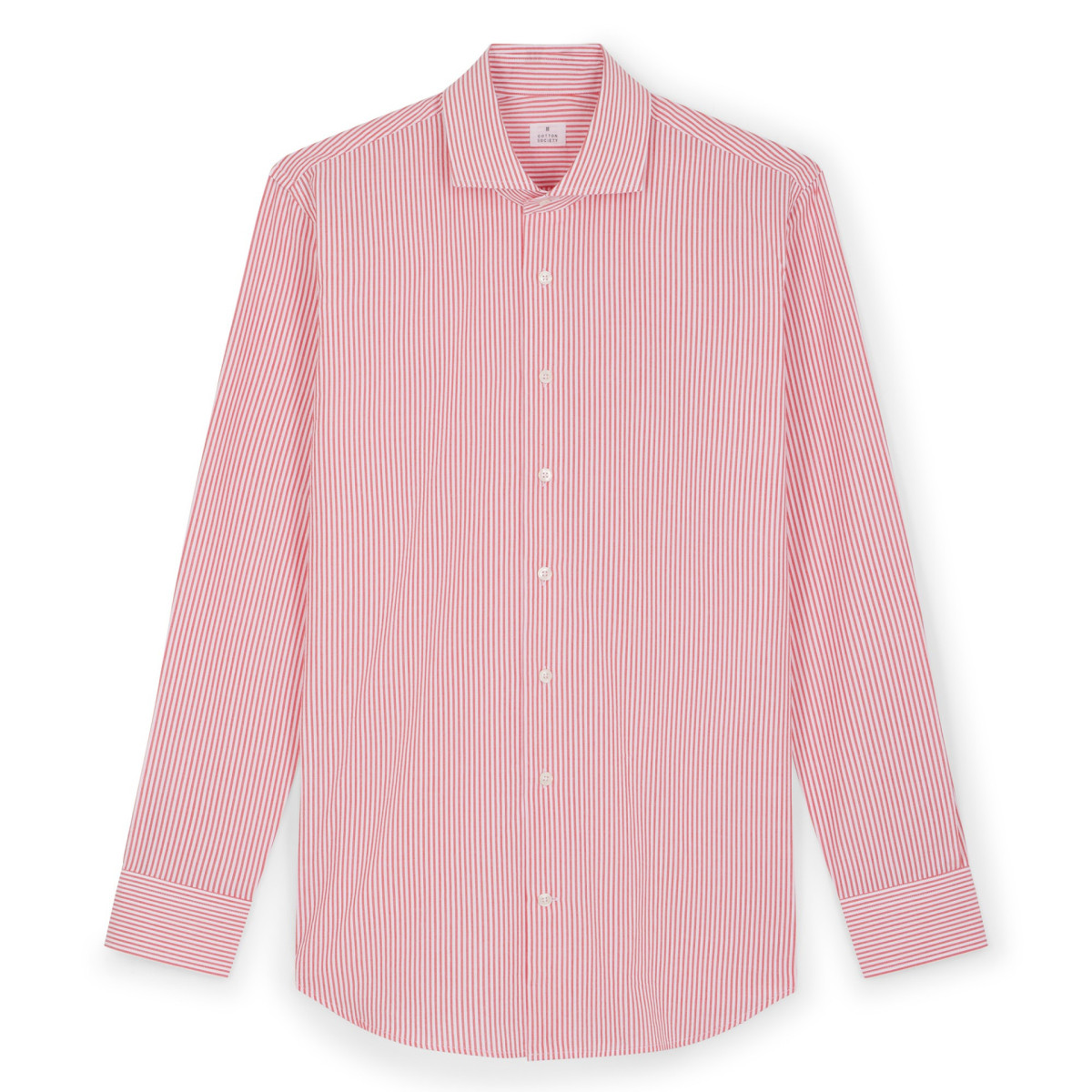 Chemise Seersucker rayé rouge et blanc