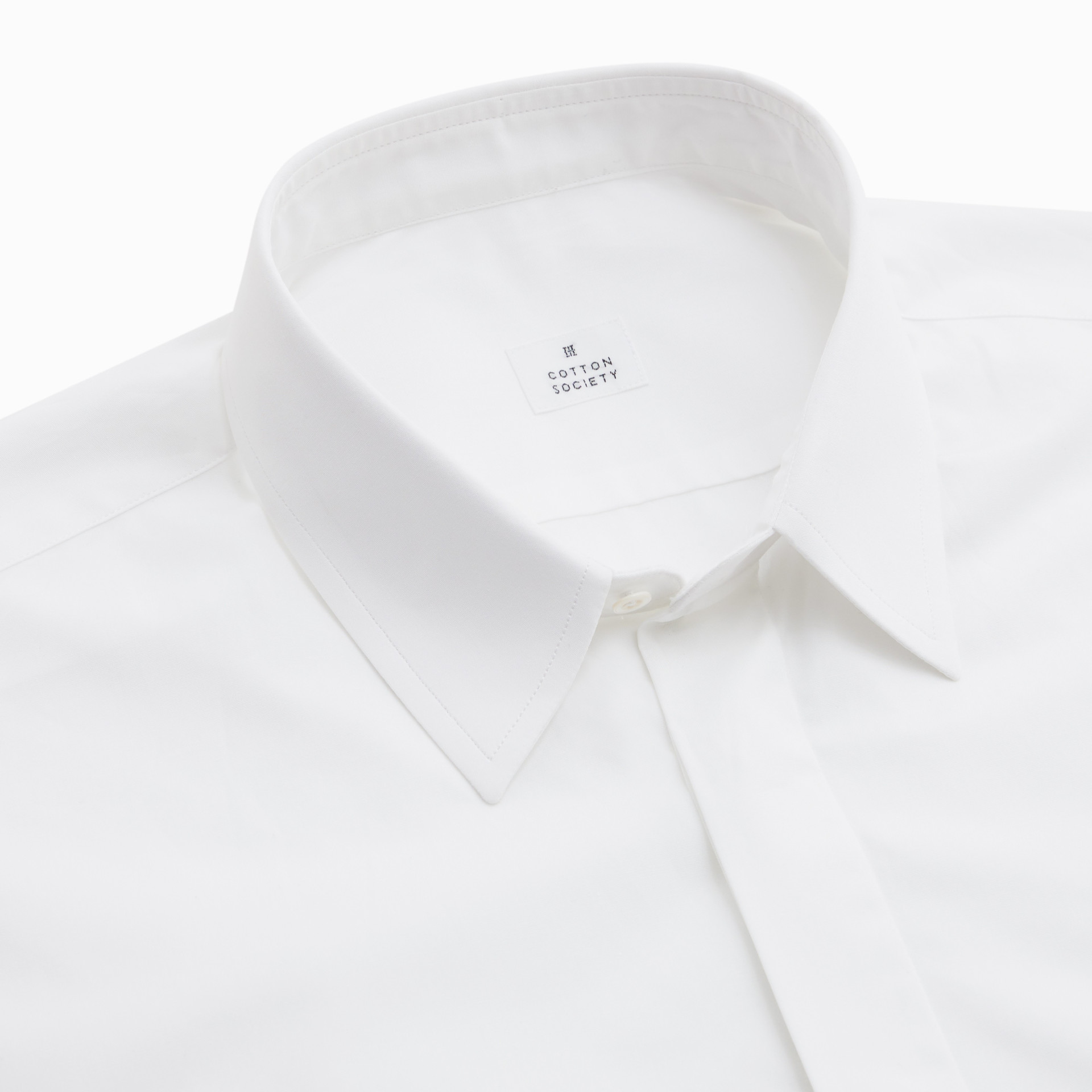 Chemise popeline uni blanc
