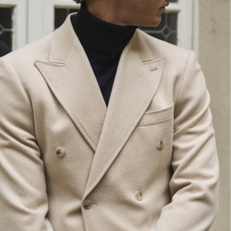 Veste Beige en poils de chameau