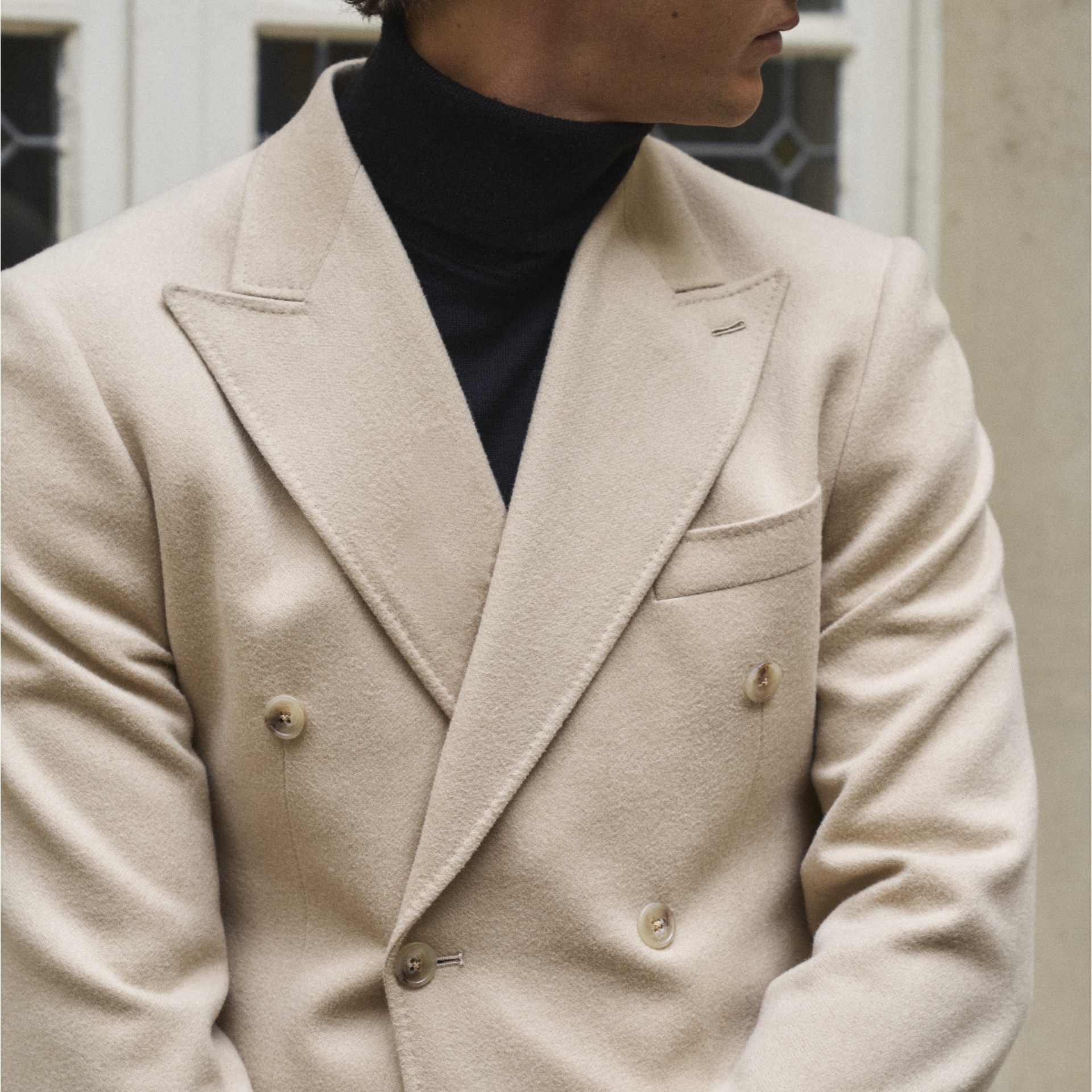 Veste Beige en poils de chameau