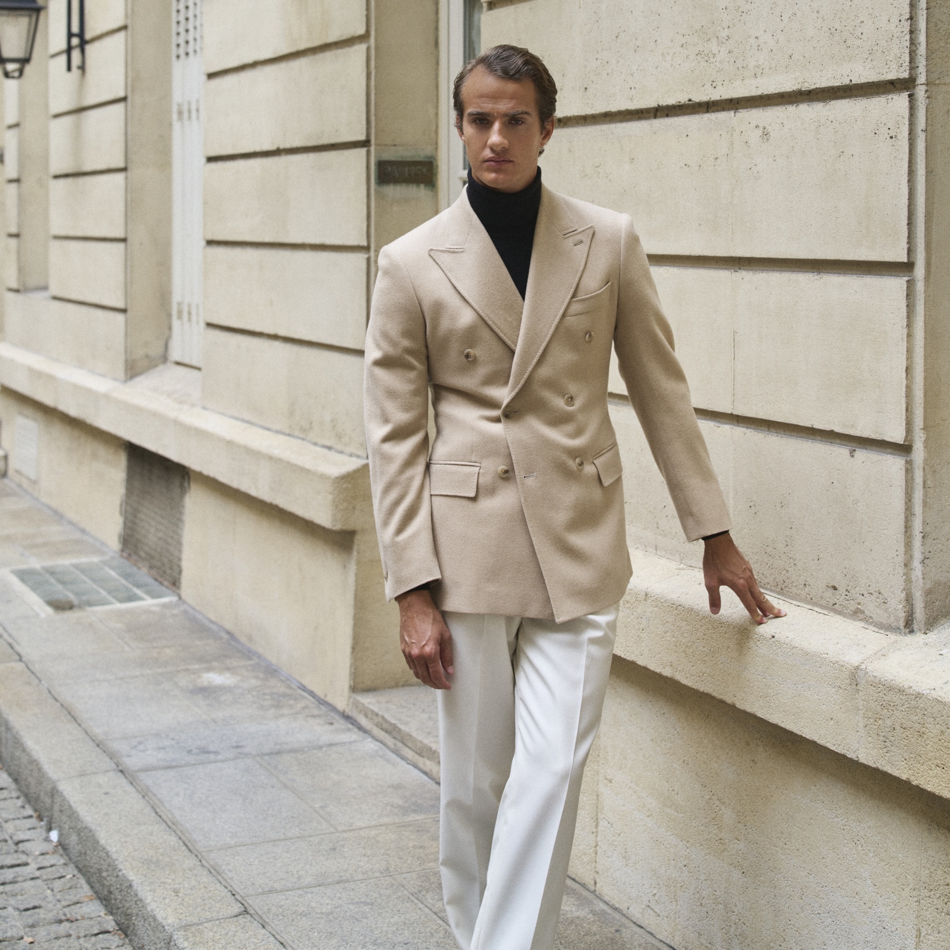 Veste Beige en poils de chameau