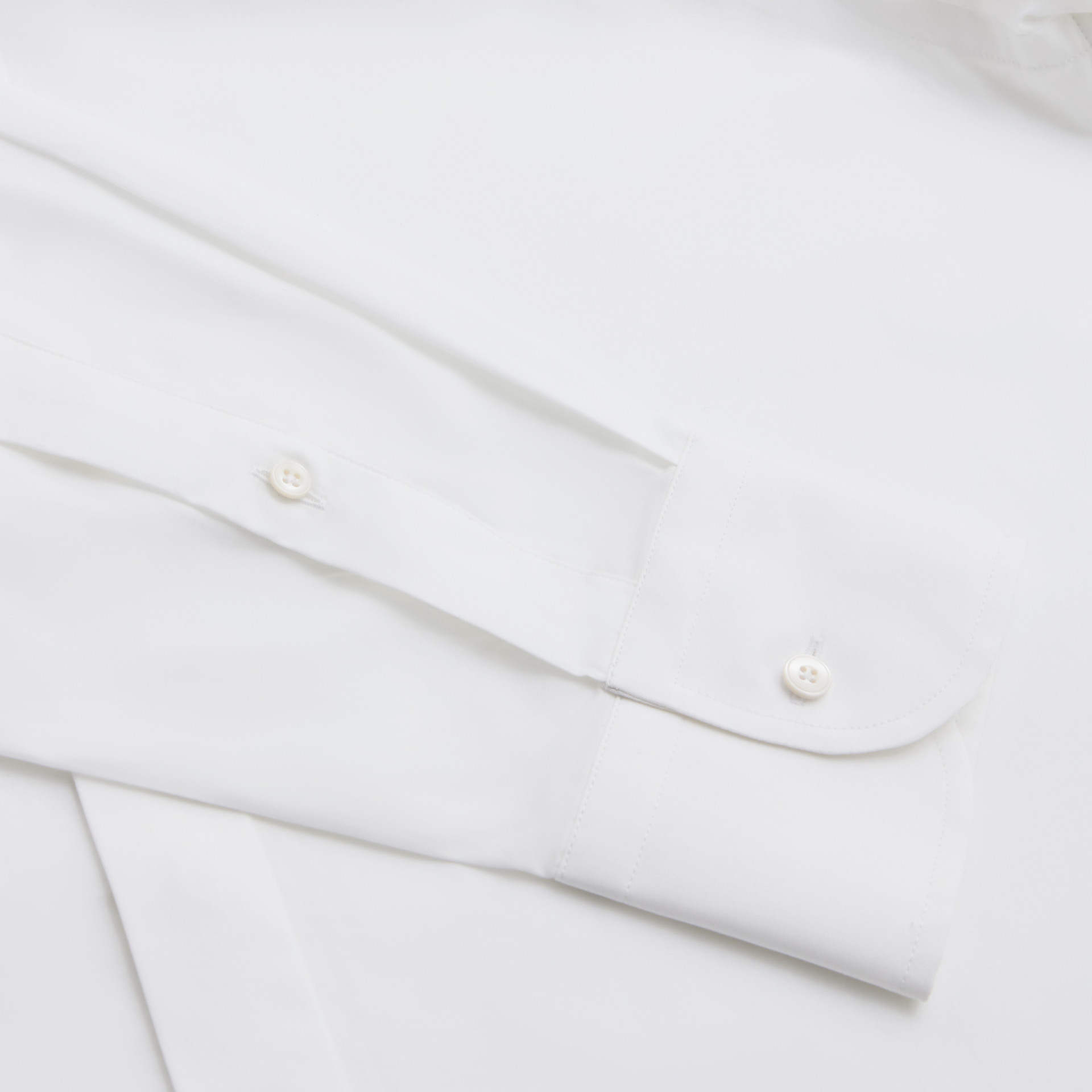 Chemise popeline uni blanc