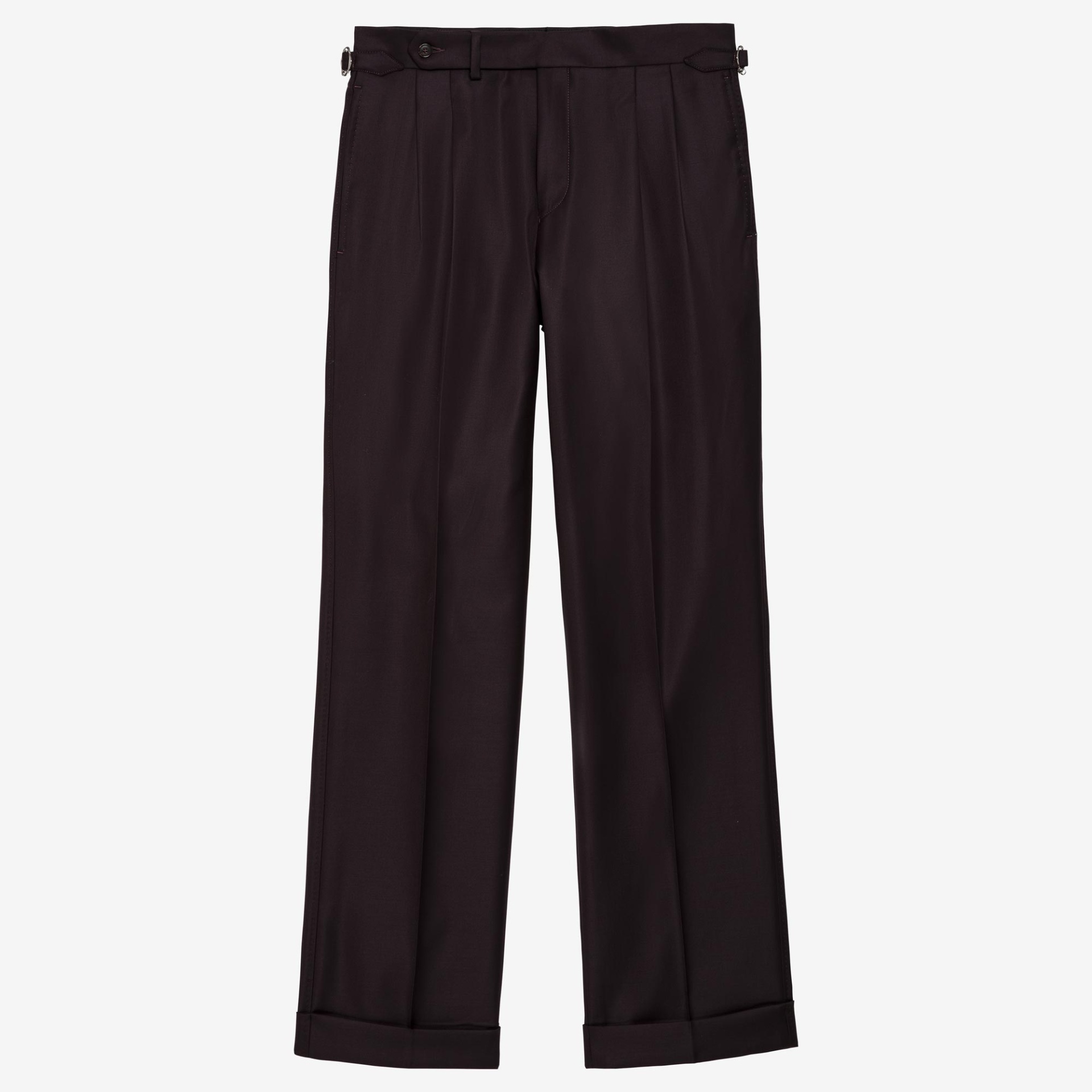 Costume Aubergine en laine super 150's Loro Piana