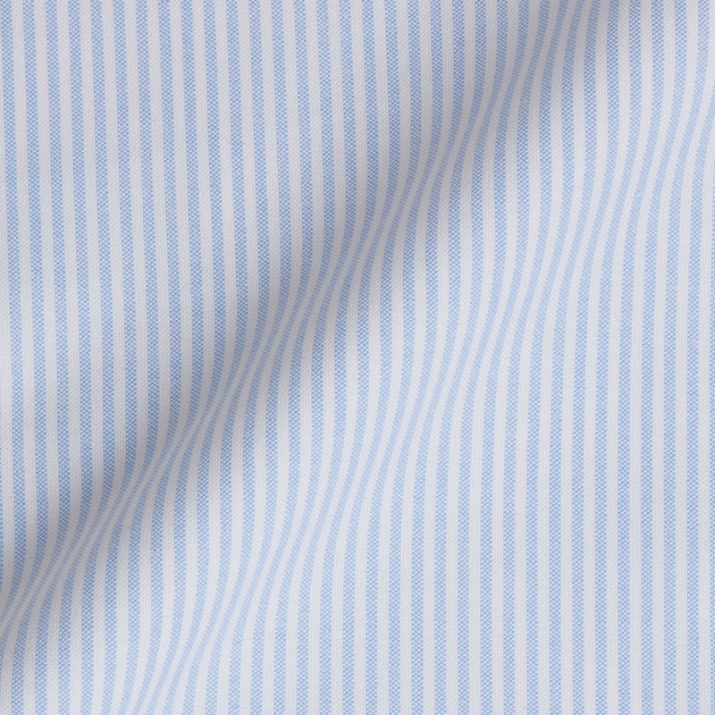 Oxford Rayé Bleu