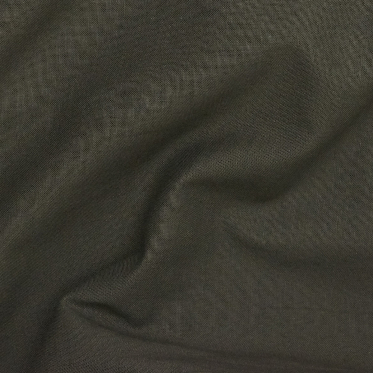 Chemise homme lin coton uni kaki