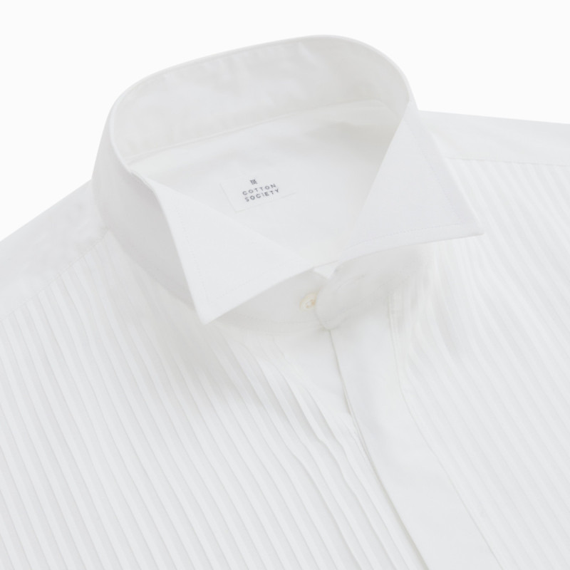 Chemise homme Popeline Uni Blanc