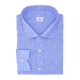 Chemise homme Lin Uni Bleu