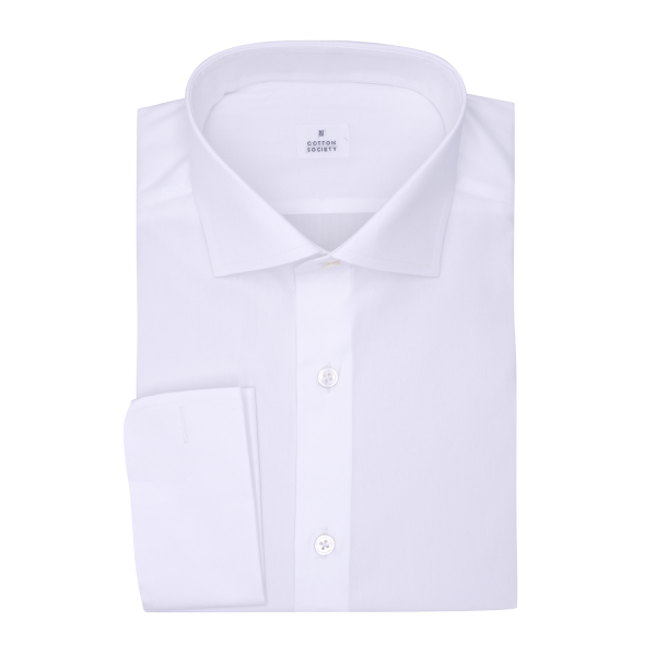 Chemise homme Pin-point Uni Blanc