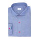 Chemise homme Chambray Uni Bleu