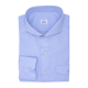 Chemise homme Pin-point Uni Bleu