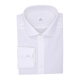 Chemise homme Popeline Uni Blanc et Cassé
