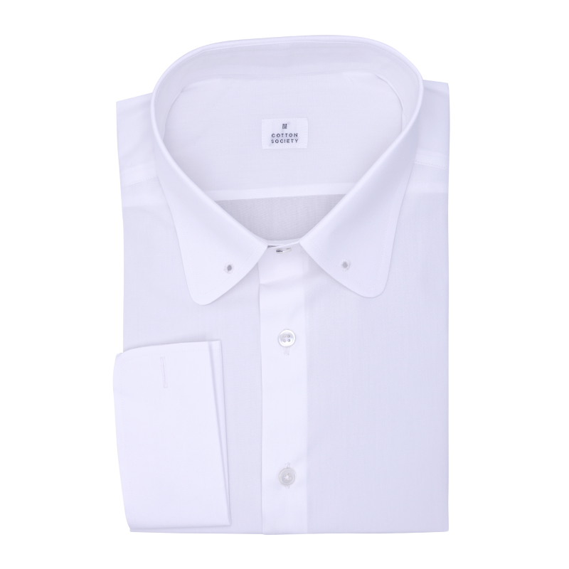 Chemise homme Popeline Uni Blanc
