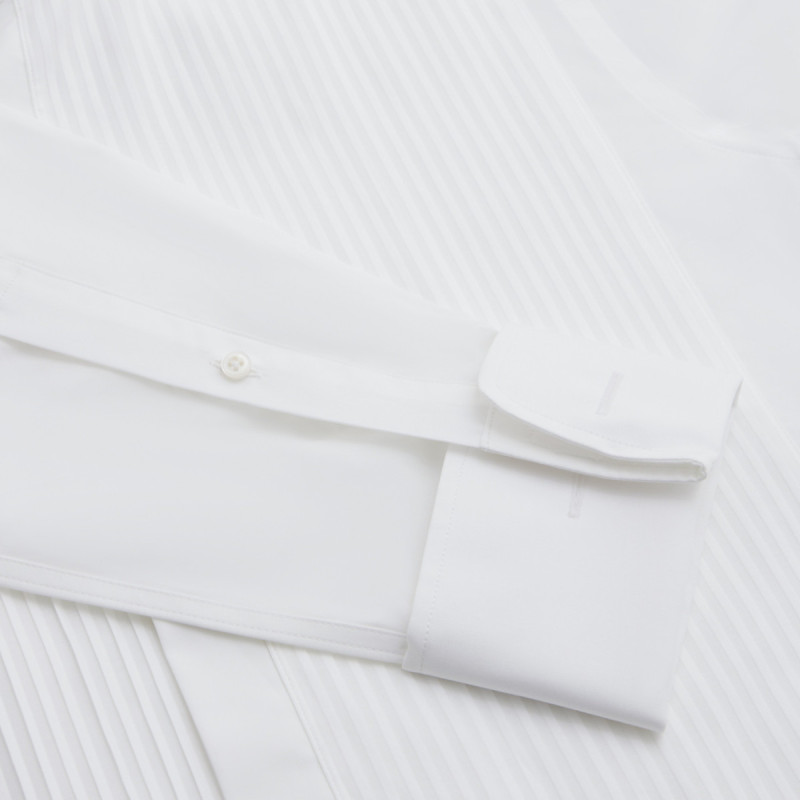 Chemise homme Popeline Uni Blanc