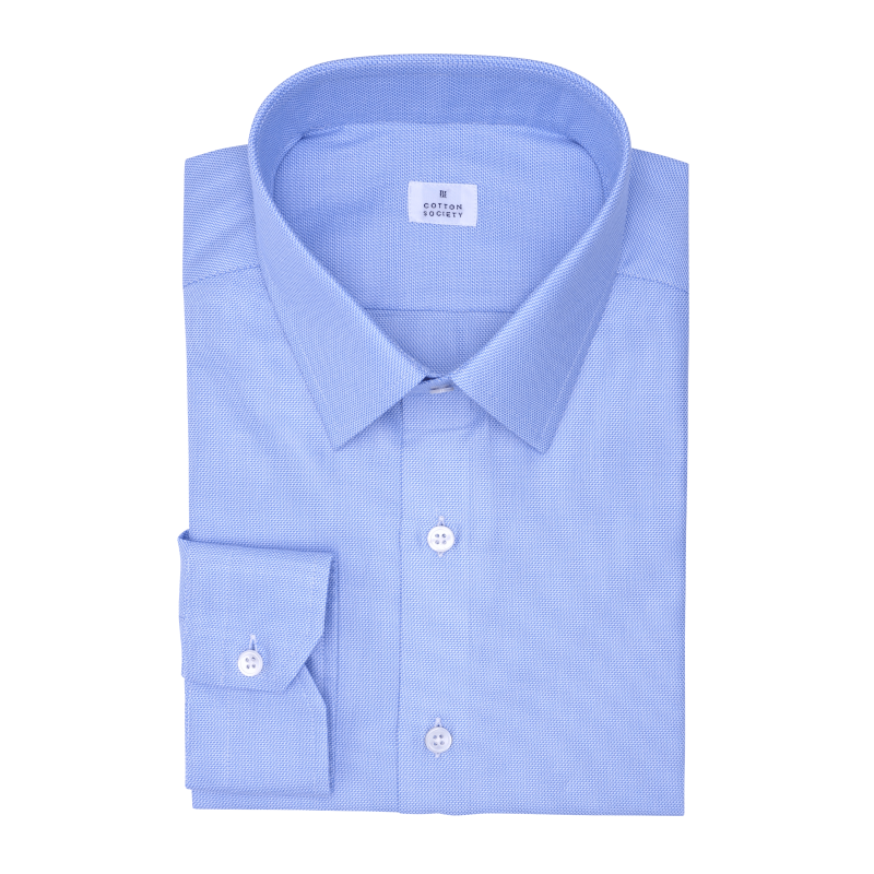 Chemise homme Sergé Uni Bleu