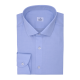 Chemise homme Pin-point Uni Bleu