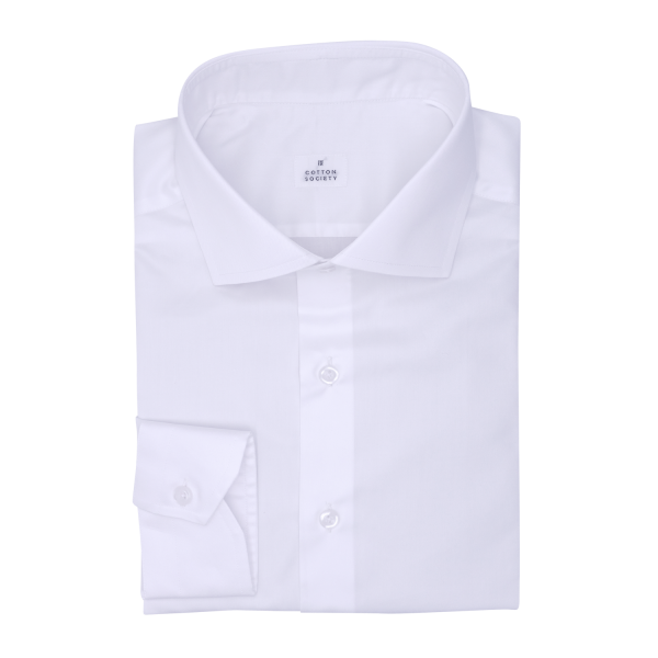 Chemise homme Twill Uni Blanc