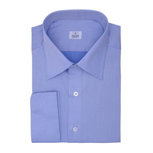Chemise homme Twill Uni Bleu