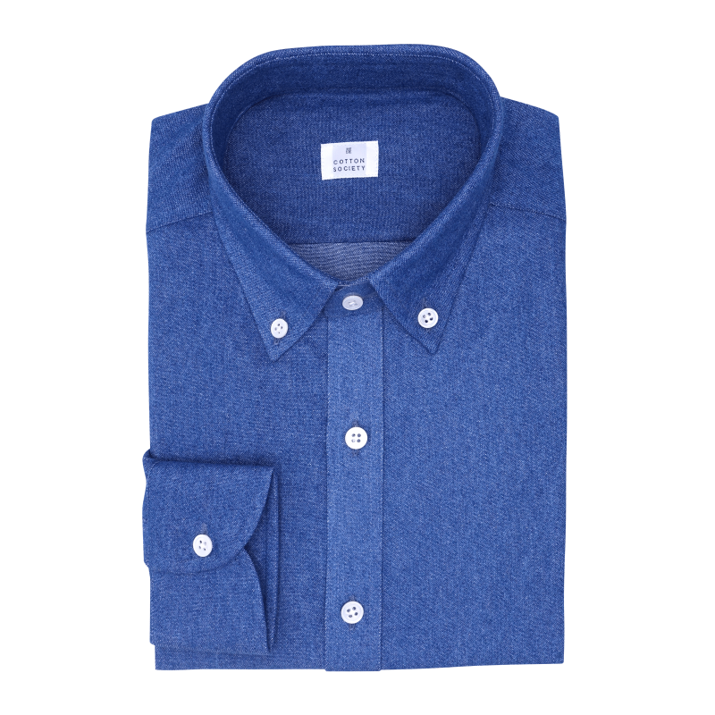 Chemise homme Jean Uni Bleu