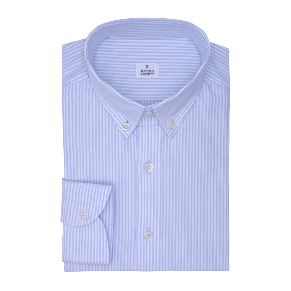 Chemise homme Oxford Rayé Bleu