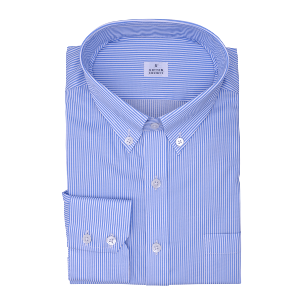 Chemise homme Twill Rayé Bleu