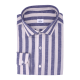 Chemise homme Lin Japonais Rayé Bleu