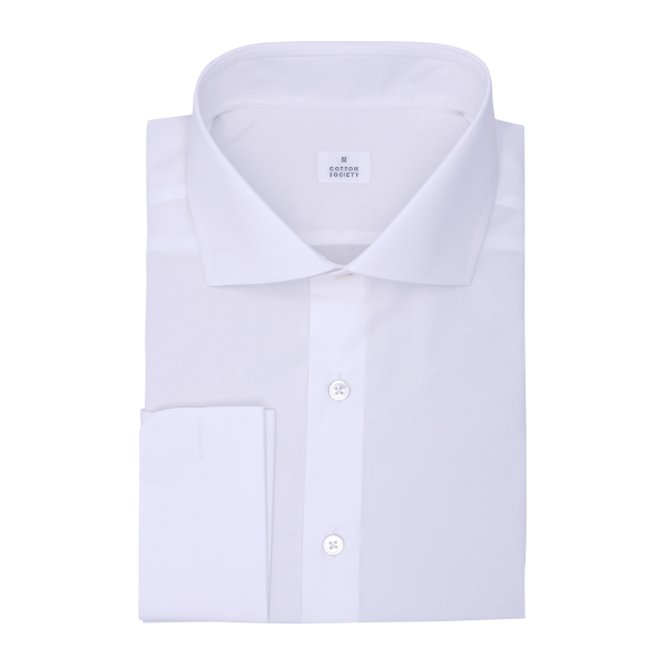 Chemise homme Popeline Uni Blanc