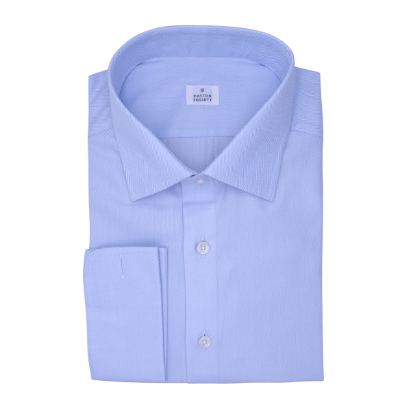 Chemise homme Twill Uni Blanc