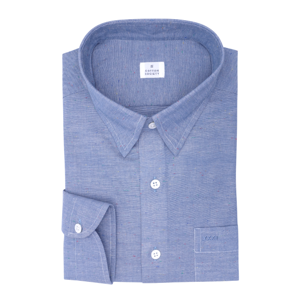 Chemise homme Chambray Uni Bleu
