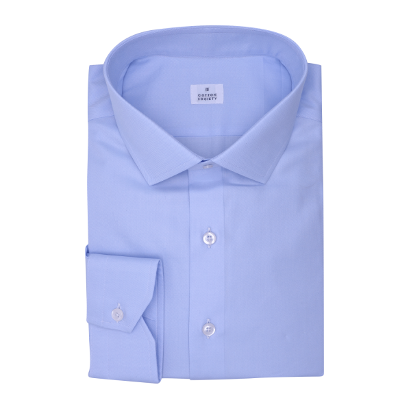 Chemise homme Twill Uni Bleu