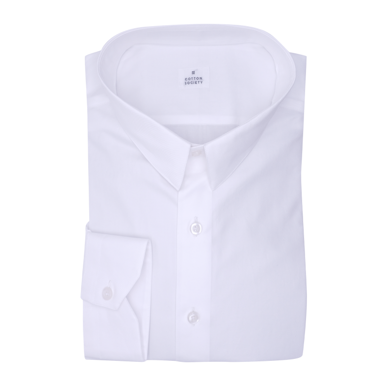 Chemise homme Twill Uni Blanc