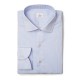 Chemise homme Poplin Rayé Rose bleu