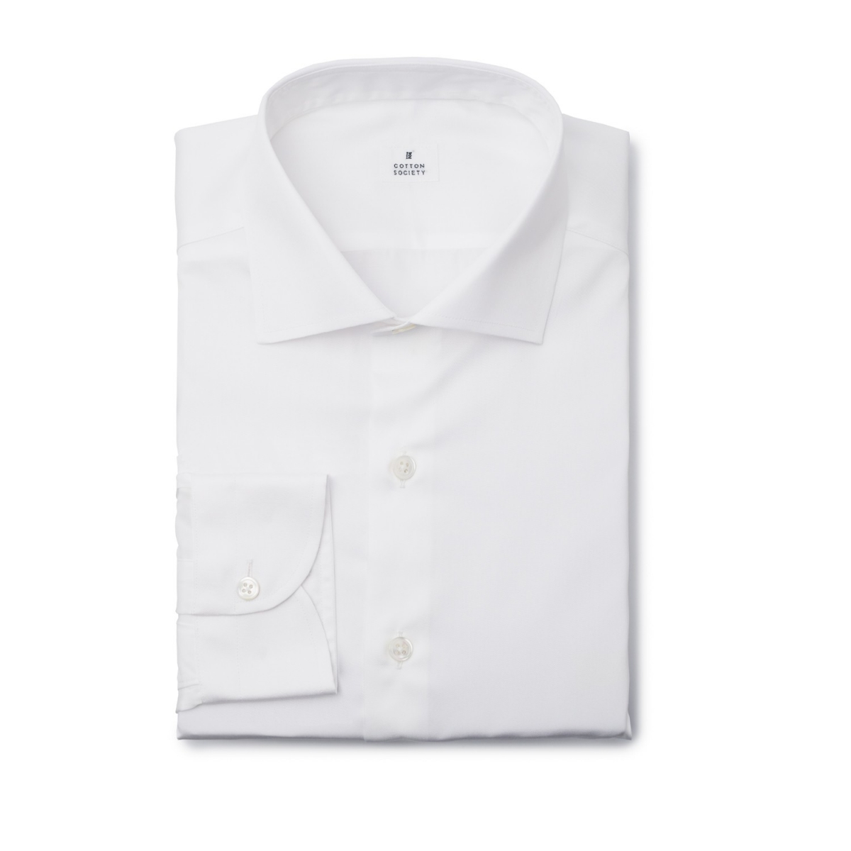 Chemise twill uni crème EASY CARE