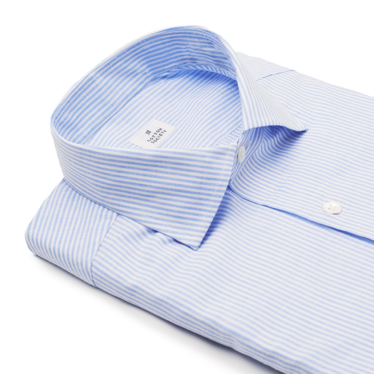 Chemise homme Lin Coton Rayé Bleu