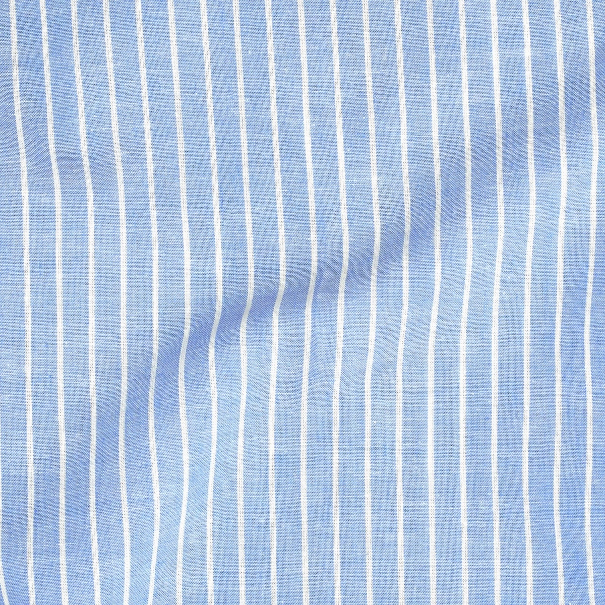 Chemise homme Lin Coton Rayé Bleu