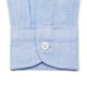 Chemise homme Lin Coton Uni Bleu