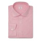 Chemise homme lin coton rayé rose