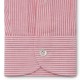 Chemise homme lin coton rayé rose