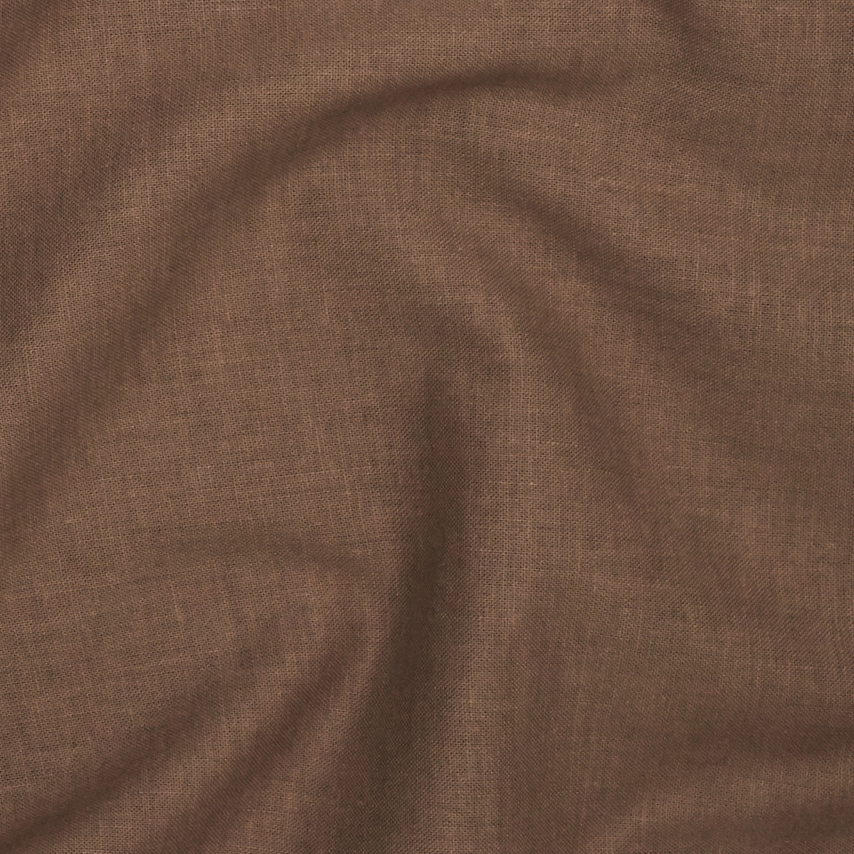 Chemise homme lin coton uni camel