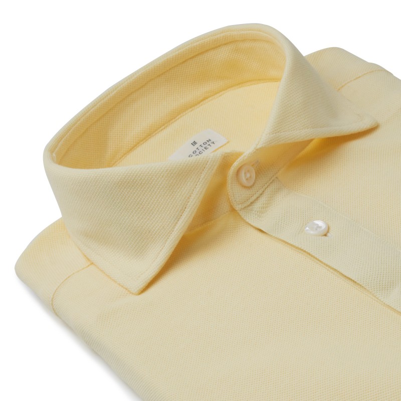 Chemise homme Jersey uni jaune