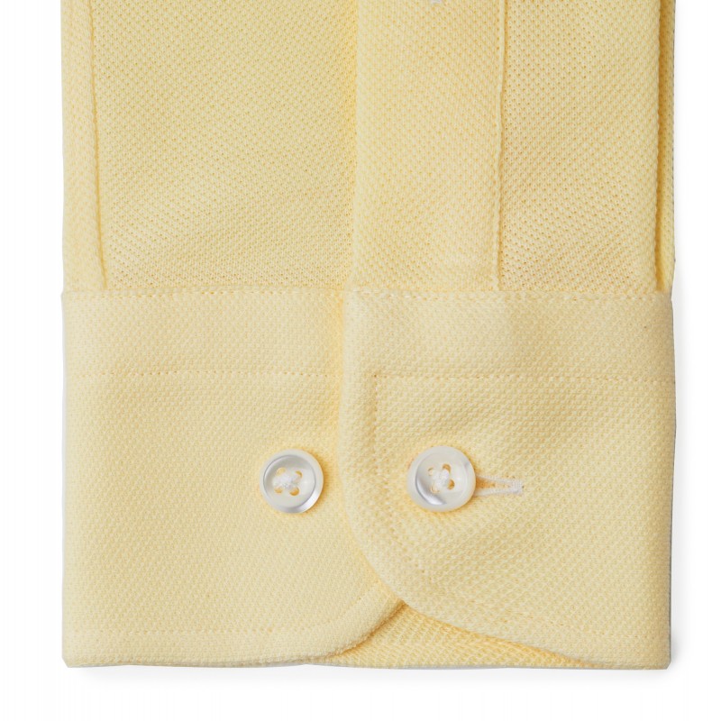 Chemise homme Jersey uni jaune