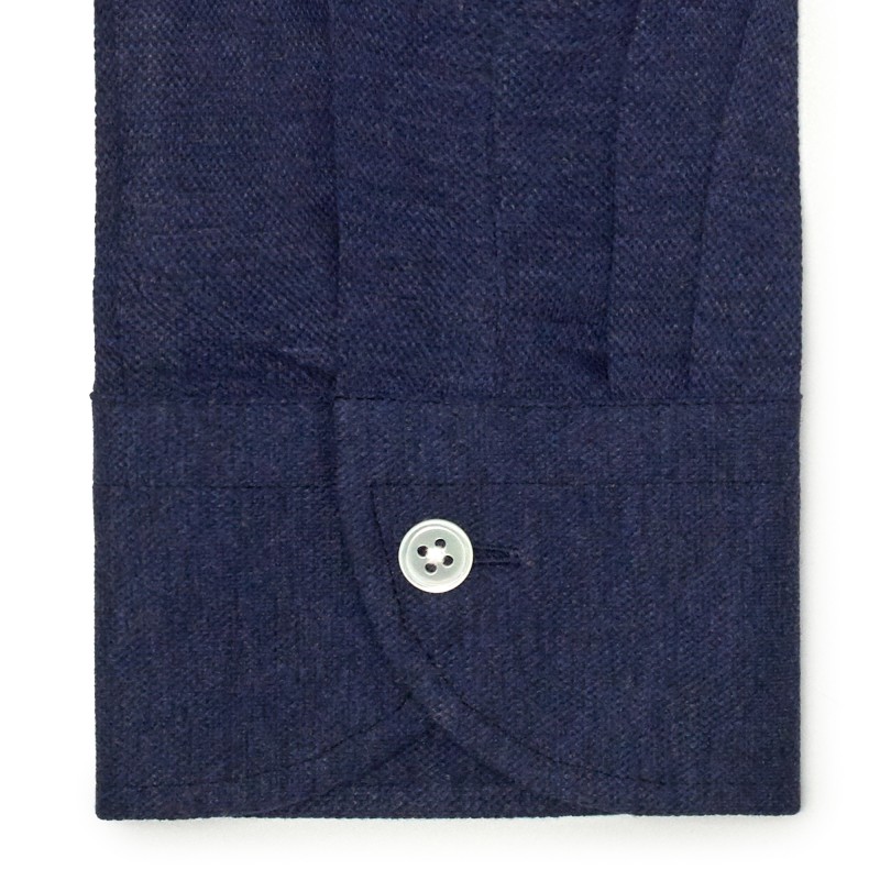 Chemise homme Jersey Uni Bleu Denim Chiné
