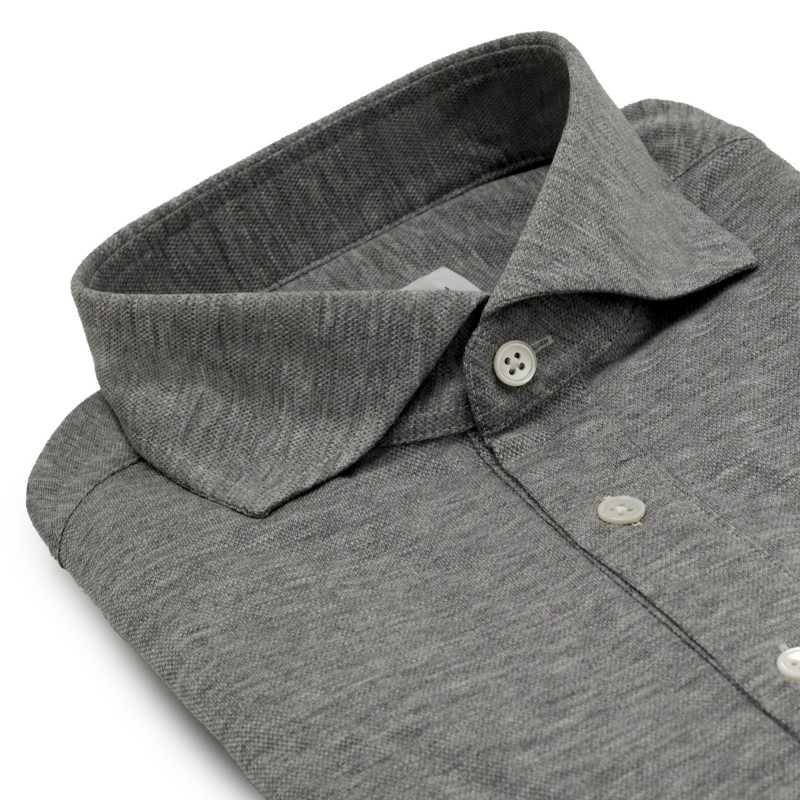 Chemise homme Jersey Gris Chiné