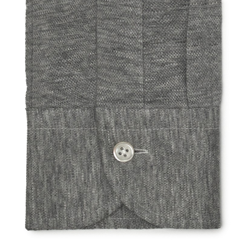 Chemise homme Jersey Gris Chiné