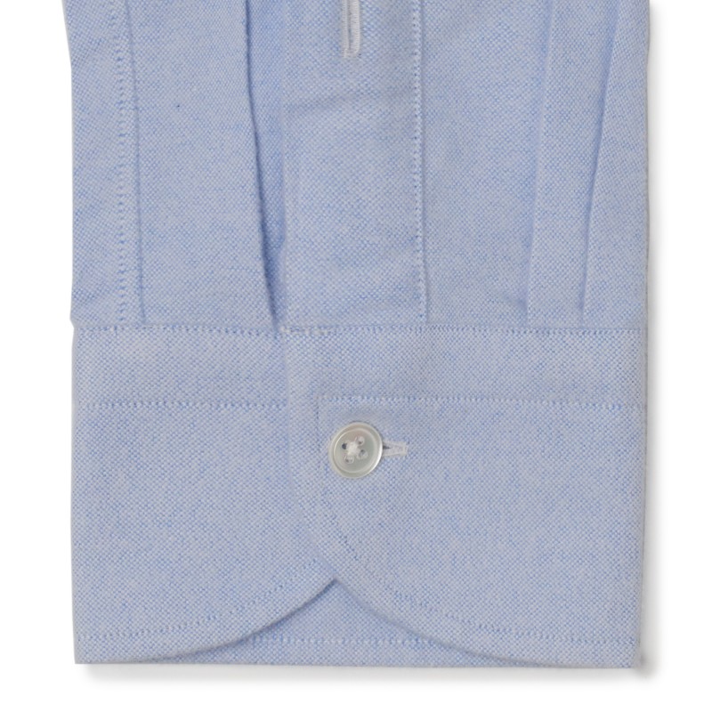 Chemise homme Oxford Uni Bleu