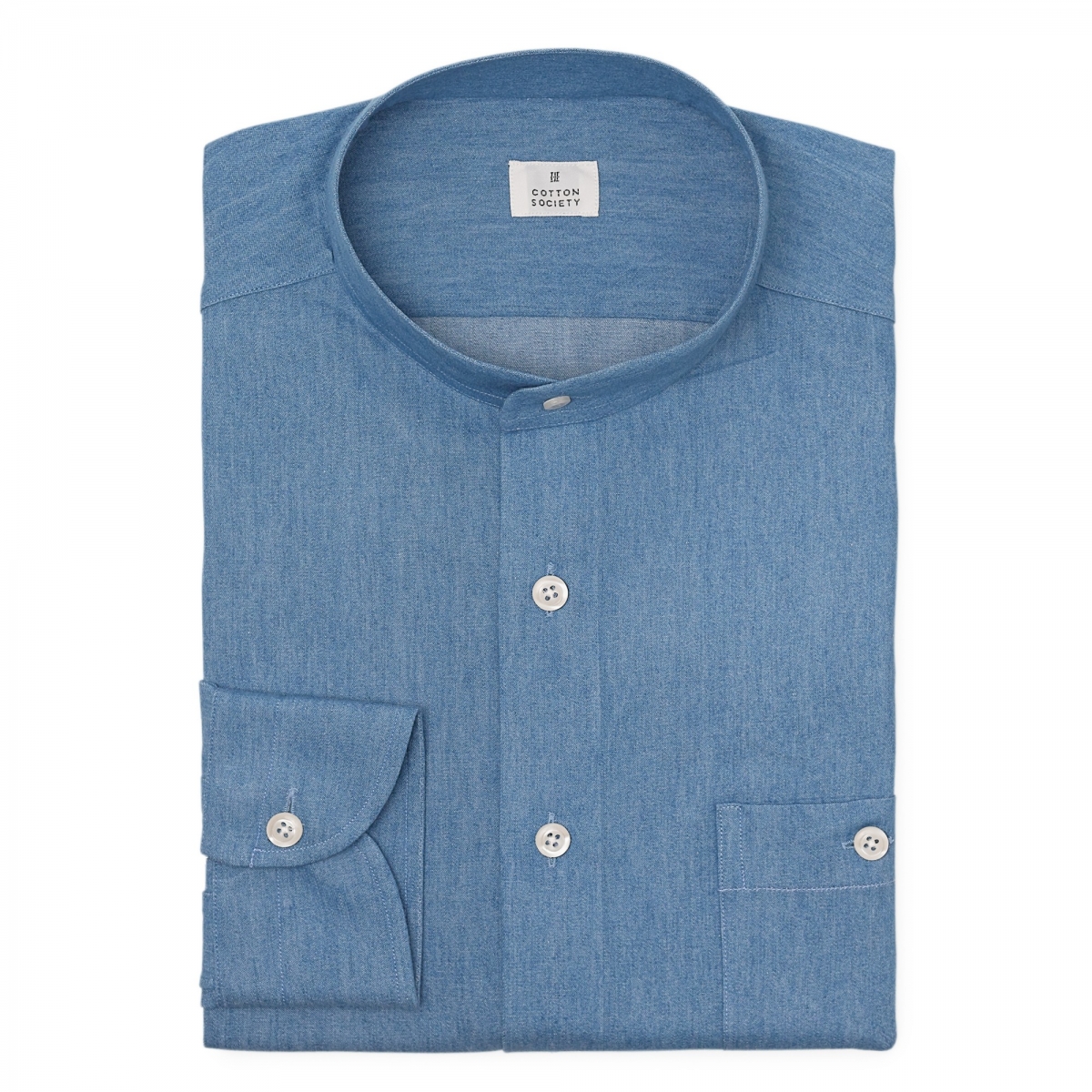 Chemise homme Jean Uni Bleu