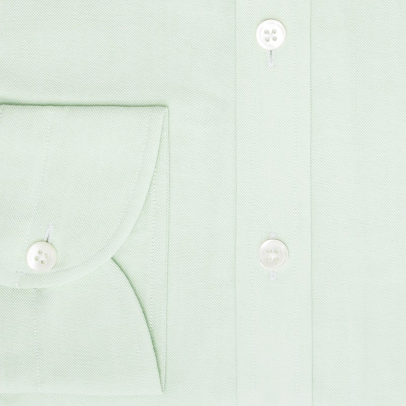 Chemise homme Oxford Uni Vert