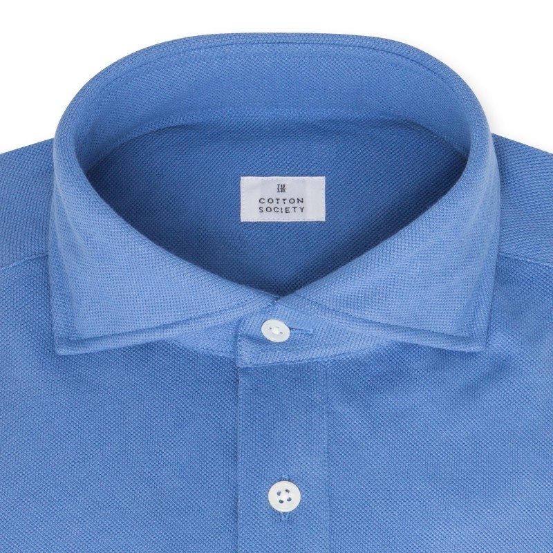 Chemise homme Jersey Uni Bleu Roi