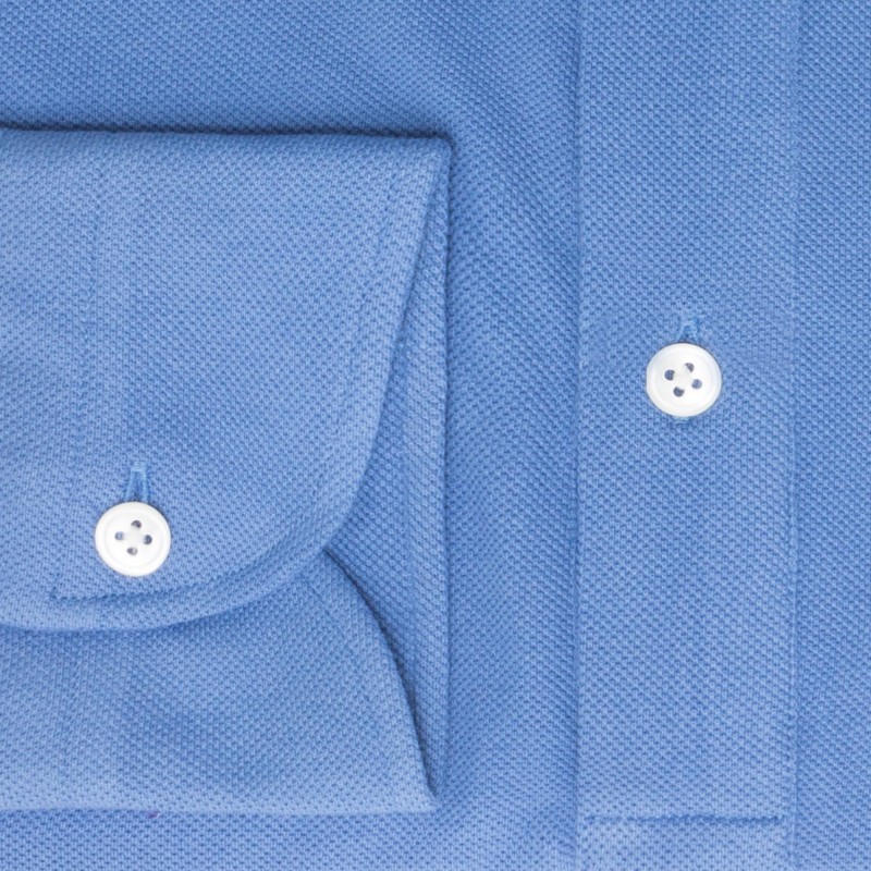Chemise homme Jersey Uni Bleu Roi